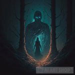 Eerie Banshee In Dark Forest - Ai Generated Image Artwork