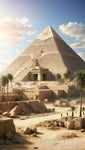 Egyptian Pyramids Landscape Ai Art