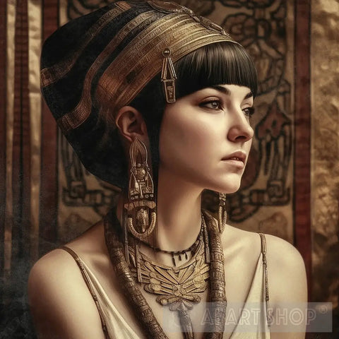 Egyptian Woman Portrait Ai Art