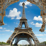 Eifel Tower In Angle Architecture Ai Art