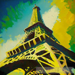 Eiffel Tower Abstract Ai Art