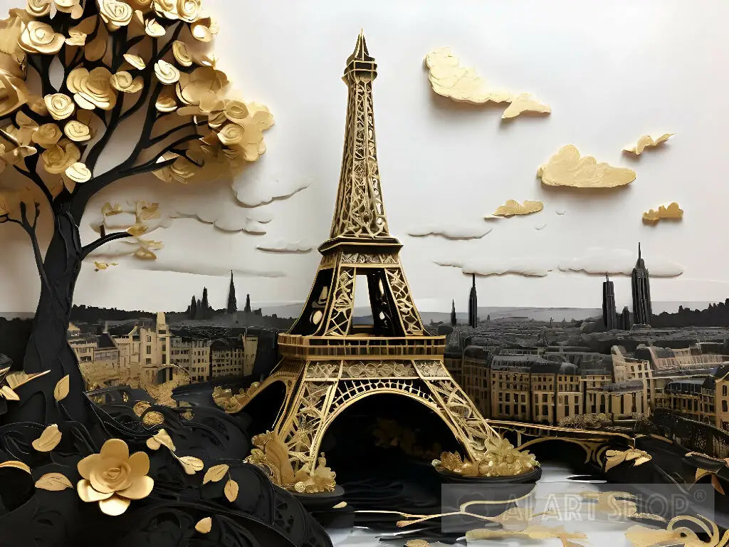 Eiffel Tower wall art