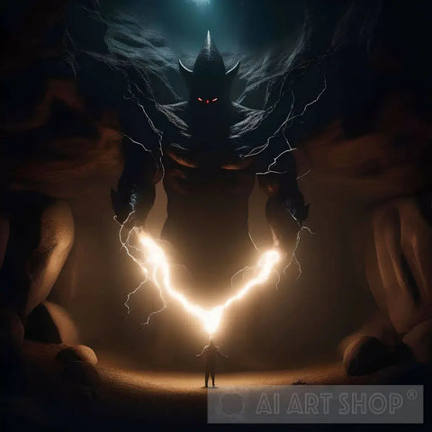 Electric Demon Ai Artwork