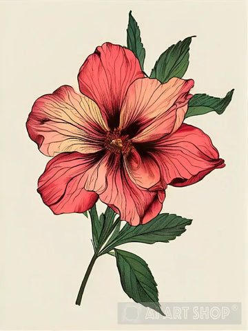 Elegance In Bloom Ai Painting