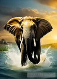 Elephant Adventures Animal Ai Art
