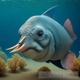 Elephant Fish Animal Ai Art