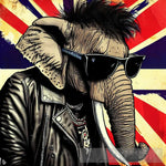 Elephant Punk Rock 4 Animal Ai Art