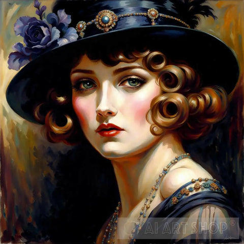 Eloise Vintage Portrait Ai Art