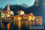 Embankment Of The Italian Village Impressionism Ai Art