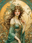 Art Nouveau Girl 13