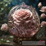 Enchanted Bloom: The Magical Rose Nature Ai Art