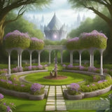 Enchanted Garden Landscape Ai Art