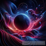 Enchanting 3D Oasis: Amoled Wallpaper Delight Abstract Ai Art