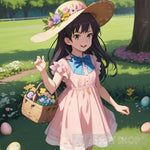 Enchanting Easter Joy Portrait Ai Art