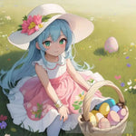 Enchanting Easter Joy Portrait Ai Art