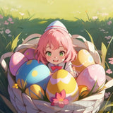 Enchanting Easter Joy Portrait Ai Art