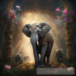 Enchanting Elephants Animal Ai Art