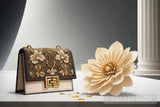 ’Enchanting Fusion: Fendi Petal’ Landscape Ai Art