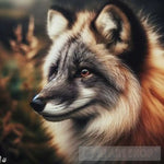 Enigmatic Arctic Fox Animal Ai Art