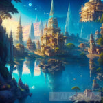 Enigmatic City Of Mysticism - Ai Fantasy Architecture Art