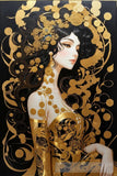 Ephemeral Elegance: A Glimpse Into Womanhoods Golden Sou - Collection- Ai Artwork