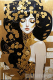 Ephemeral Elegance: A Glimpse Into Womanhoods Golden Sou - Collection- Ai Artwork