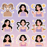 Zodiac Icons Zodiac Godess 2