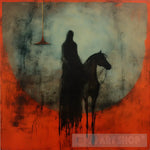 Equestrian Dark Knight Expressionism Ai Art