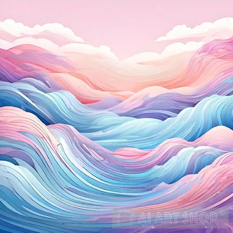 Ethereal Dreamscape Abstract Ai Art