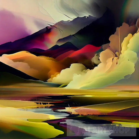 Ethereal Landscape Abstract Ai Art