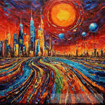 Ethervista: Cosmic Canvases Surrealism Ai Art