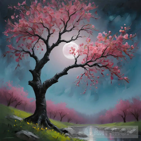 Evening Nature Ai Artwork