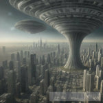 Exoplanet Civilization Ai Artwork