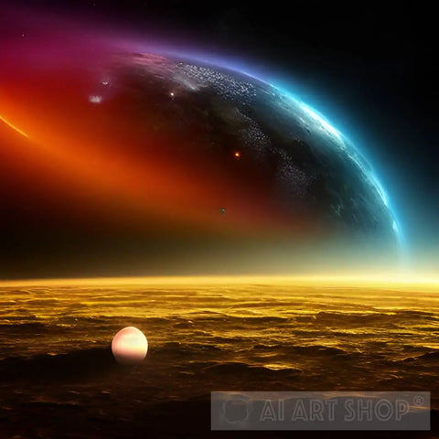 Exoplanets Immortalized In Deep Space Images Ai Artwork