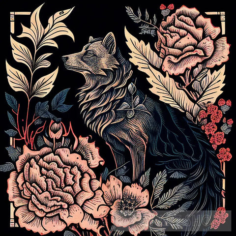 Exotic Wolf Animal Ai Art
