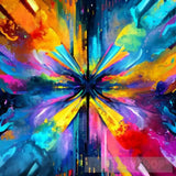 Exploring Abstract Art: The Fusion Of Furry-Painted Techniques And Ai Enhancement Portrait Art