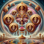 Exploring The Divine Cosmic Deities Of Light Ai Artwork