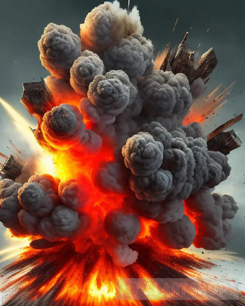 Explosion #3 at Pinkney’s Art