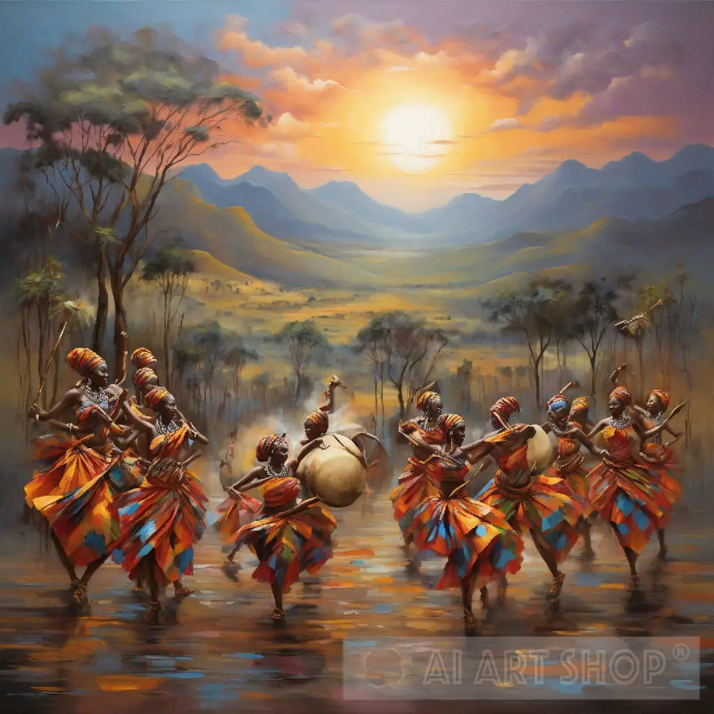 Expressionism African Africa: A Vibrant Painting