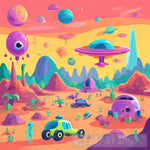 Extraterrestrial Exploration Still Life Ai Art