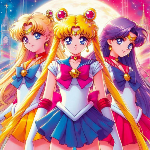 AI sailor moon venus and mars