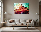 Paris Eiffel Tower Couch and bare wall