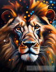 Face Of Lion Animal Ai Art