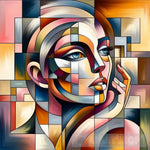 Facets Of Femininity: A Cubist Ode Pop Ai Art