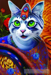 Fancy Cat Portrait - Funny Painting Animal Ai Art