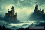 Fantasy Castle In Mountains Default Title Ai Painting