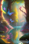 Fantasy Enchanted Forest Nature Ai Art