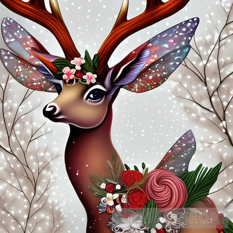 Fantasy Fairy Deer Animal Ai Art