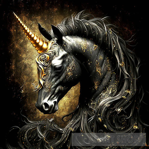 Fantasy Gothic Horse Animal Ai Art