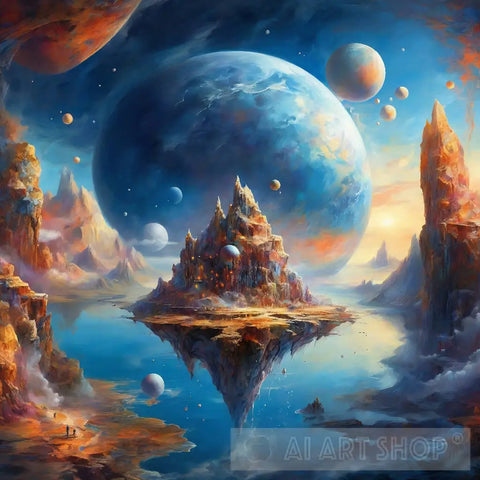 Fantasy World Abstract Ai Art